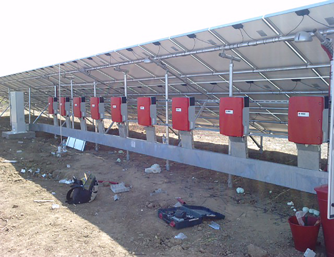Solar inverters instalation